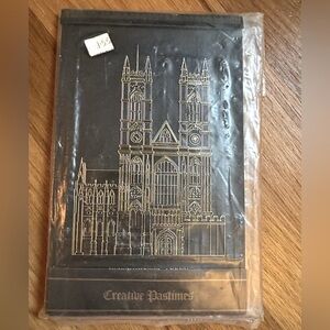 Westminster Abbey 1978 Miniature Brass Rubbing Craft Kit-New